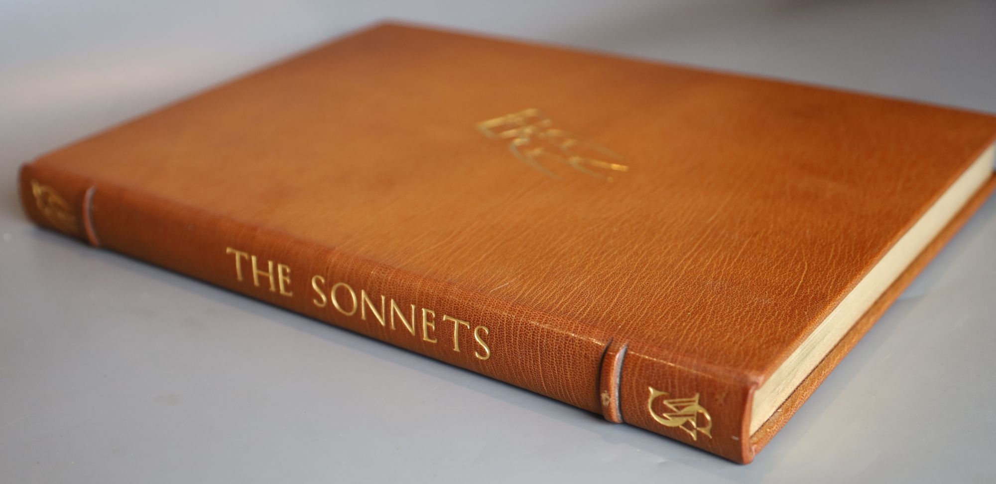 Shakespeare, William - Poems, Sonnets, etc - [Sonnets], number 13 of 40 (to include an original drawing, by Clarke Hutton, mounted and